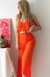 Mono Simil Lino con Frunce - comprar online