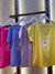 Remera Importada Lino con Tachas Estampada Margarita - tienda online