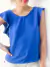 Musculosa Bambula de Crep Nudo Espalda