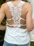 Musculosa Importada Cuello V Espalda Calada