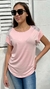 Remera Crep Tachas Cuadradas Hombro - tienda online