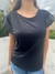Remera Crep con Strass Manga - tienda online