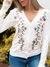 Saquito Premium "Summer" - Bordado Hojitas Rosa - FRESKA Urbana Mayorista 