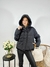 Campera Puffer "Siberia" - Inflada Corta con Recortes y Capucha en internet