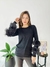 Sweater Premium "Montecarlo" - Manga Piel con Tachas - FRESKA Urbana Mayorista 