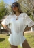 Camisola Premium Lino Manga Bordada - tienda online