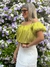 Blusa Paisana Saten con Frunce