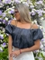 Blusa Paisana Saten con Frunce - comprar online