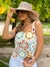 Musculosa Premium Crochet Círculos Multicolor - comprar online