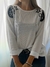 Imagen de Buzo Waffle Lurex Aplique Gamuzado con Tachas