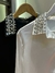 Camisa Premium "Isabel" - Saten Piedras Cuello y Botones Brillantes - tienda online