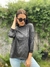 Buzo Waffle Lurex con Tachas Redondas