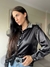 Camisa Premium "Isabel" - Saten Piedras Cuello y Botones Brillantes