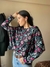 Buzo Lanilla Estampado Flores - comprar online