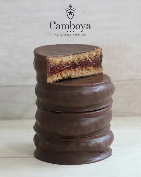 ALFAJOR MEMBRILLO - CHOCOLATE SEMIAMARGO RELLENO CON DULCE - CAJA X 12 UNIDADES