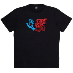 Camiseta Santa Cruz Screaming SC Veins SS - Black - comprar online