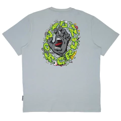 Camiseta Santa Cruz Slime Scream SS - cinza - comprar online