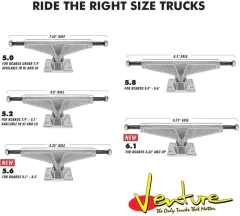 Truck Venture - serie especial - 159mm 6.1 silver - comprar online