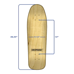 Shape Drop Dead Maple Old School Baseado Em Fatos 9.16" - comprar online