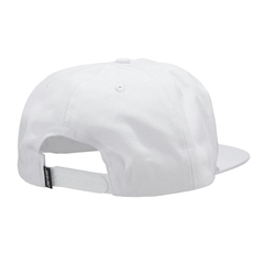 Boné Santa Cruz Skateboard Snapback Creep Strip branco - comprar online