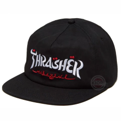 Boné Thrasher Calligraphy logo- Snapback