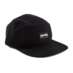 Boné Thasher Five Panel mag logo - preto