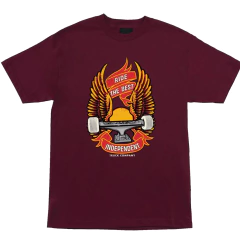 Camiseta Independent Trucks Ride Free ocre