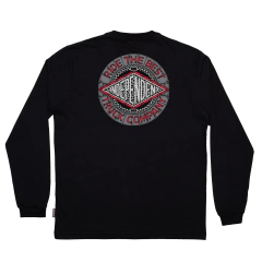 Camiseta Manga Longa Independent Trucks Mako Tile Summit - preta