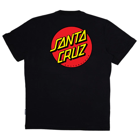 Camiseta Santa Cruz Classic Dot - Preta