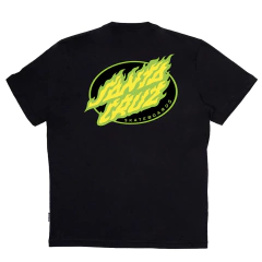 Camiseta Santa Cruz - Oval Flame Dot