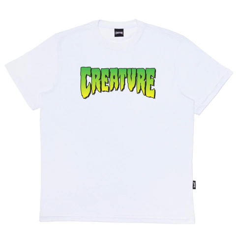 Camiseta Creature logo - branca