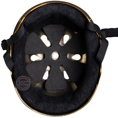 Capacete profissional ARS - espelhado dourado na internet