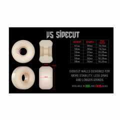 Roda Bones X Formula - X Ninety seven side cut - 54mm - V5 - comprar online