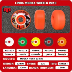 Roda moska Rock preta - comprar online