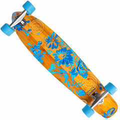 Skate longboard Hondar - Flowers Blue