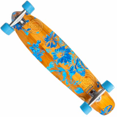 Skate longboard Hondar - Flowers Blue