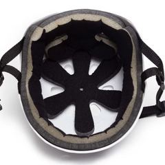 Capacete profissional para skate / bike / patinete - Branco - comprar online