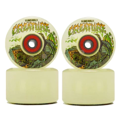 Roda Slime Balls Creature Atomic Light Ups Glow In The Dark 78a Slime Balls Skateboard Wheels 60mm