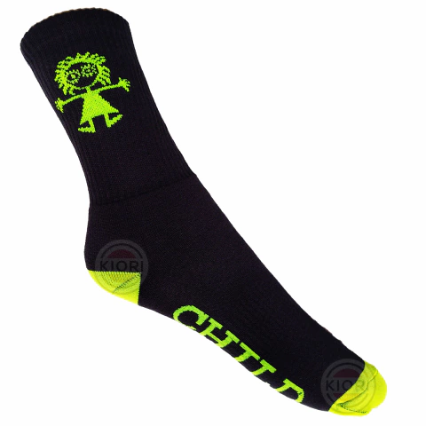 Meia Child skates- logo verde