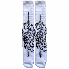 Meia Creature Psychofice - Branca - comprar online