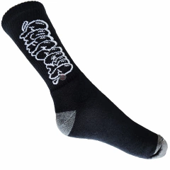 Meia Dropdead - Bombing preta cano longo