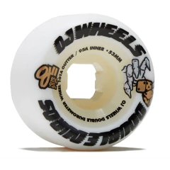 Roda OJ Wheels - 53mm Double Duro Black 101a/95a OJ Skateboard Wheels na internet