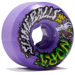 Roda Slime Balls 56mm - Nora Vasconcellos Guest Vomit Mini Purple 99a Slime Balls Skateboard Wheels na internet