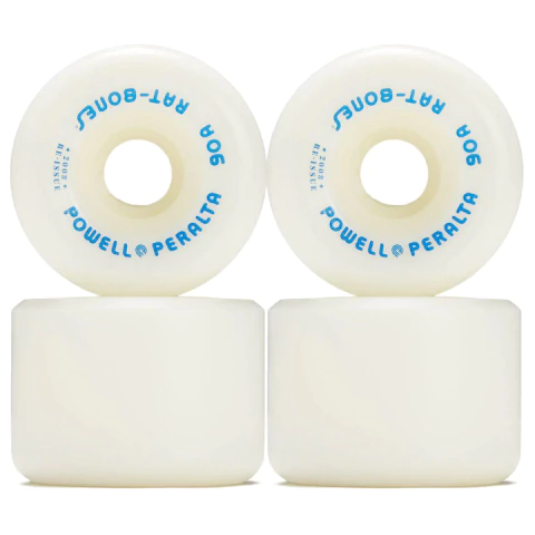 Roda Powell Peralta - Rat Bones Skateboard Wheels 60mm 90a -White - comprar online