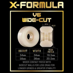 Roda Bones X Formula 99a - XF Widecut 56 V6 X-Formula 99A - SKATE SHOP KIORI SKATES - monte seu skate  