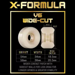 Roda Bones - X Formula 99a Grippim Wolf V6 - 54mm na internet