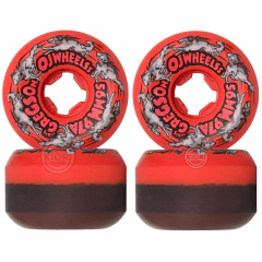Roda OJ Wheels - Gregson Masher II 50/50 Split Elite Red Black Mini Combo - 56mm