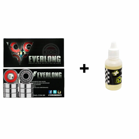 Kit de manutenção - Rolamento Everlong e óleo speed bearings