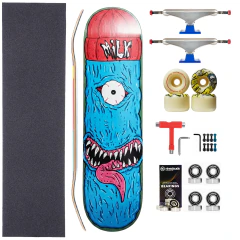 Skate Completo Profissional - Milk skateboards 8.0
