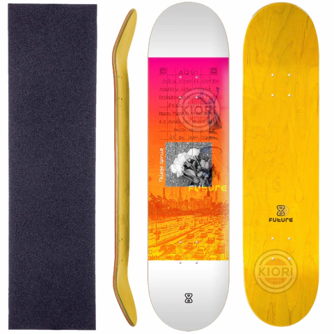 Shape maple future skateboards Mixed Thiago Garcia 8,25" + lixa emborrachada